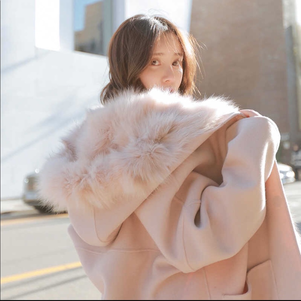 ▫️Pink Pea Coat